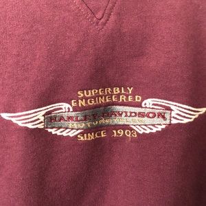 Harley Davidson Motorcycle SweatShirt Crewneck